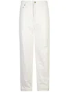 Golden Goose High-rise Wide-leg Jeans In 10190 Offwhite