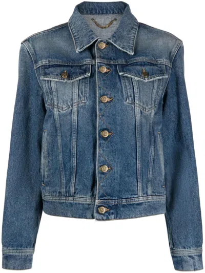 GOLDEN GOOSE GOLDEN GOOSE GOLDEN W`S REGULAR JACKET MEDIUM STONE WASHED DENIM