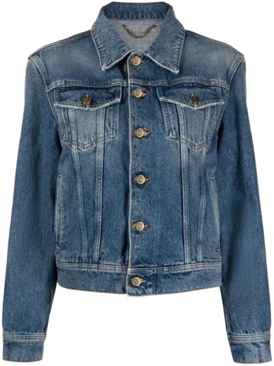 GOLDEN GOOSE GOLDEN GOOSE GOLDEN W`S REGULAR JACKET MEDIUM STONE WASHED DENIM