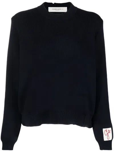 GOLDEN GOOSE GOLDEN GOOSE GOLDEN W`S REGULAR KNIT CREW NECK CLOTHING
