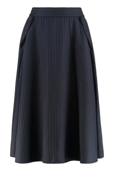 GOLDEN GOOSE GOLDEN GOOSE GONNA MIDI IN LANA IN ENGLISH IS: MIDI DRESS IN WOOL.