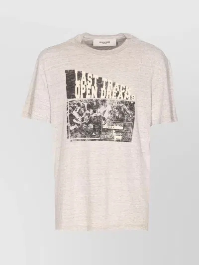 GOLDEN GOOSE GRAPHIC PRINT CREWNECK SHORT SLEEVE T-SHIRT