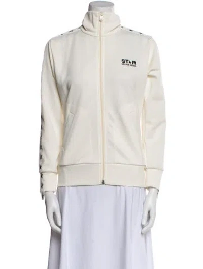 Pre-owned Golden Goose Graphic Print Jacket In Neutral