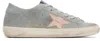 Golden Goose Grey Suede Super-star Low-top Sneaker In 60569 Quarry/shadow