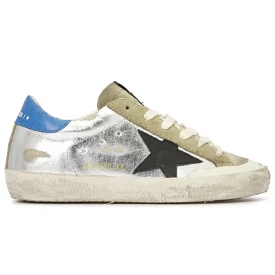 Golden Goose Gray Calfskin Sneaker In Grey