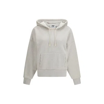 Golden Goose Star Unisex Hooded Sweatshirt In Gray