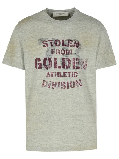 Golden Goose Journey Logo Detail Cotton T-shirt In Multicolour