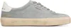 Golden Goose Deluxe Brand Soft Suede Sneakers With Vintage Detailing In Grey/white