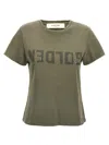 Golden Goose Deluxe Brand Army Green Cotton Doris T Shirt In Green