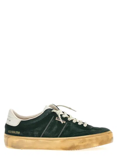GOLDEN GOOSE GREEN SOUL STAR SNEAKERS