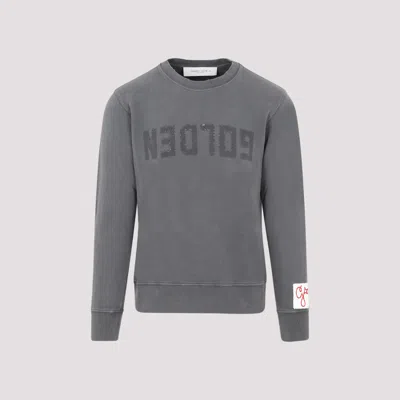 GOLDEN GOOSE GREY COTTON GOLDEN SWEATSHIRT