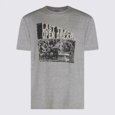 Golden Goose Grey Cotton T-shirt In Gray