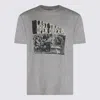 Golden Goose Grey Cotton T-shirt In Gray