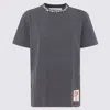 Golden Goose Grey Cotton T-shirt In Gray