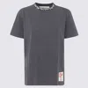 Golden Goose Grey Cotton T-shirt In Gray