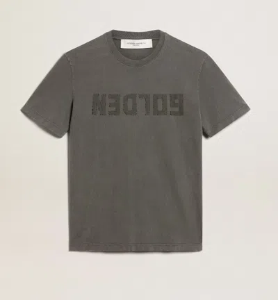 Golden Goose Grey Cotton T-shirts And Polos In Gray