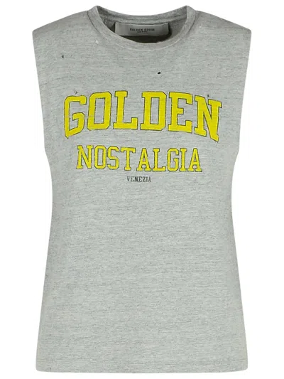 GOLDEN GOOSE SLUB JERSEY TANK TOP