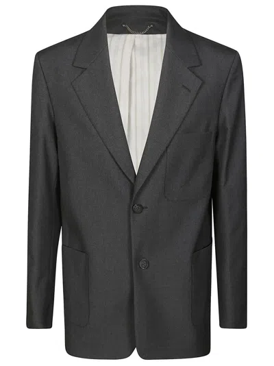 Golden Goose Grey Deconstructed Blazer In Gray