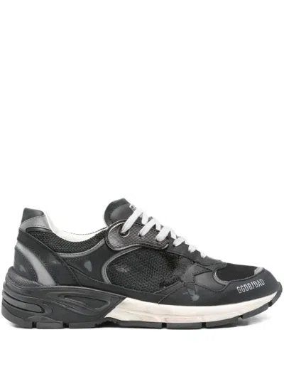 GOLDEN GOOSE GREY LACE UP SNEAKERS