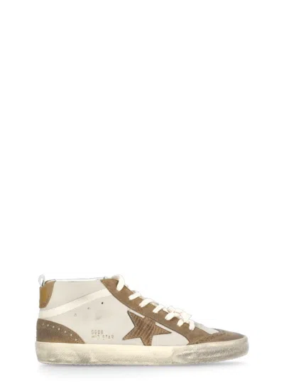 Golden Goose Grey Mid Star Sneakers
