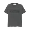 Golden Goose T-shirt In White Cotton With Iconic Logo Star In Burgundy
