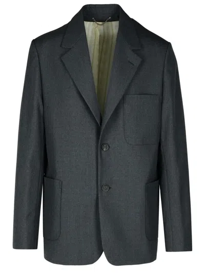 GOLDEN GOOSE GOLDEN GOOSE GREY WOOL BLAZER