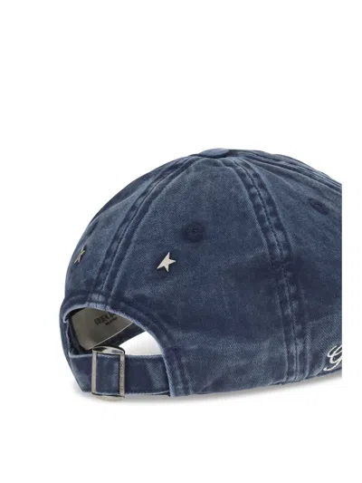 Golden Goose Gup02837p002625 Baseball Cap In Navy