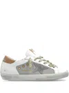 Golden Goose Super Star Net And Leather Upper Su In White