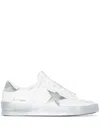 Golden Goose Women Stardan Sneakers With Laminated Star In White