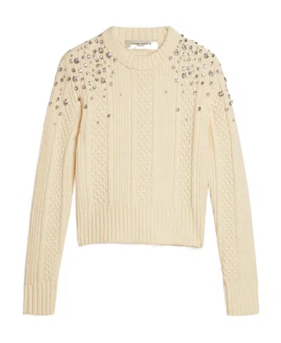 GOLDEN GOOSE GOLDEN GOOSE DELUXE BRAND EMBELLISHED KNITTED JUMPER