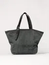 Golden Goose Canvas Shopping Bag In Gray