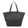 Golden Goose Grey Cotton Totes In Gray
