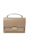 Golden Goose Venice Leather Handbag With Palmell In Nude