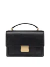 Golden Goose 'venezia' Black  Hand Bag With Lettering Logo And Clasp Closure