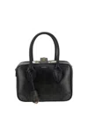 Golden Goose Structured Silhouette Top Handles Detachable Strap In Black
