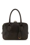 Golden Goose Luxe Leather Shoulder Bag With Top Handles In Brown