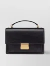 Golden Goose 'venezia' Black  Hand Bag With Lettering Logo And Clasp Closure