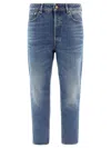 Golden Goose Straight Leg Jeans In Blue