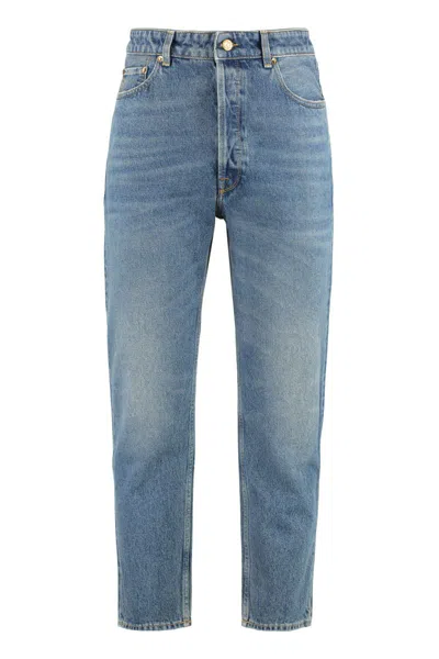 Golden Goose Happy Straight Leg Jeans In Blue
