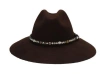 Golden Goose Deluxe Brand Men Golden Fedora Hat In Brown