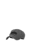 Golden Goose Distressed Baseball Cap Metal Eyelets In Gray