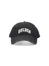 Golden Goose Logo Baseball Cap In Gray