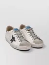 Golden Goose Heel Tab Distressed Finish Rubber Sole Sneakers