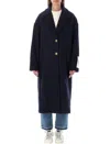 Golden Goose Heraldic Buttons Single-breasted Cocoon Coat