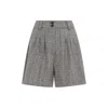 Golden Goose Shorts Herringbone In Neutrals