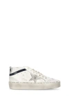 Golden Goose Mid Star High-top Sneakers In White