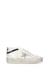Golden Goose Mid Star High-top Sneakers In White