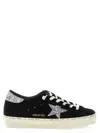 Golden Goose Stone Island Suede Low-top Sneakers In Black