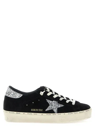 Golden Goose Sequin Star Detail Sneakers In Black