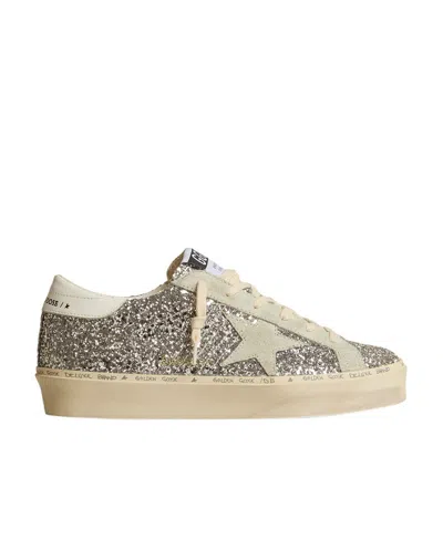 Golden Goose Hi Star Classic With List Classic Sneakers In Silver_grey_white